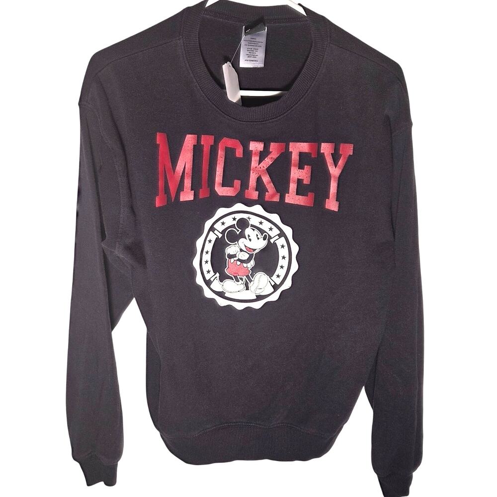 Stylish Men's Vintage Mickey Mouse Crew Neck Sweatshirt